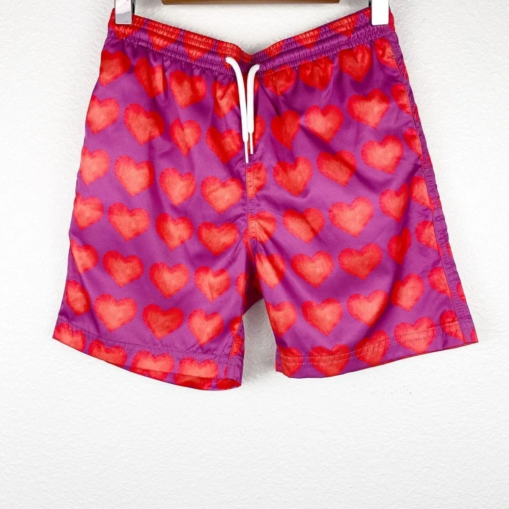 NWT Stella Cove Heart‎ Swim Trunks Size 9yrs